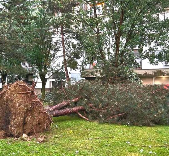 Olujno nevrijeme Zagreb