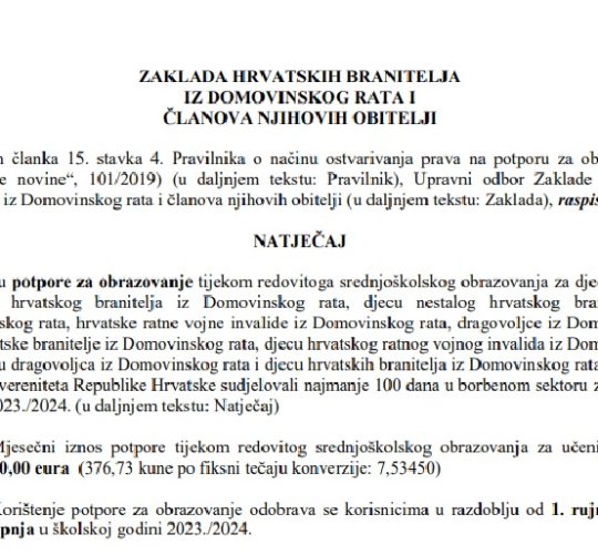 natječaj mhb