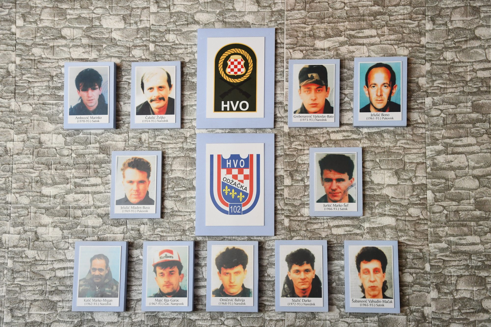 Poginuli pripadnici 102. odžačke brigade HVO-a u operaciji Agelina