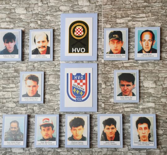 Poginuli pripadnici 102. odžačke brigade HVO-a u operaciji Agelina