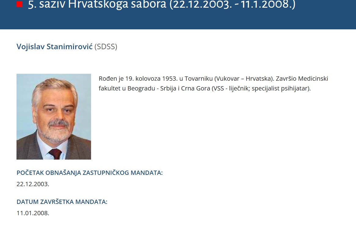 Stanimirovic Hravtski sabor