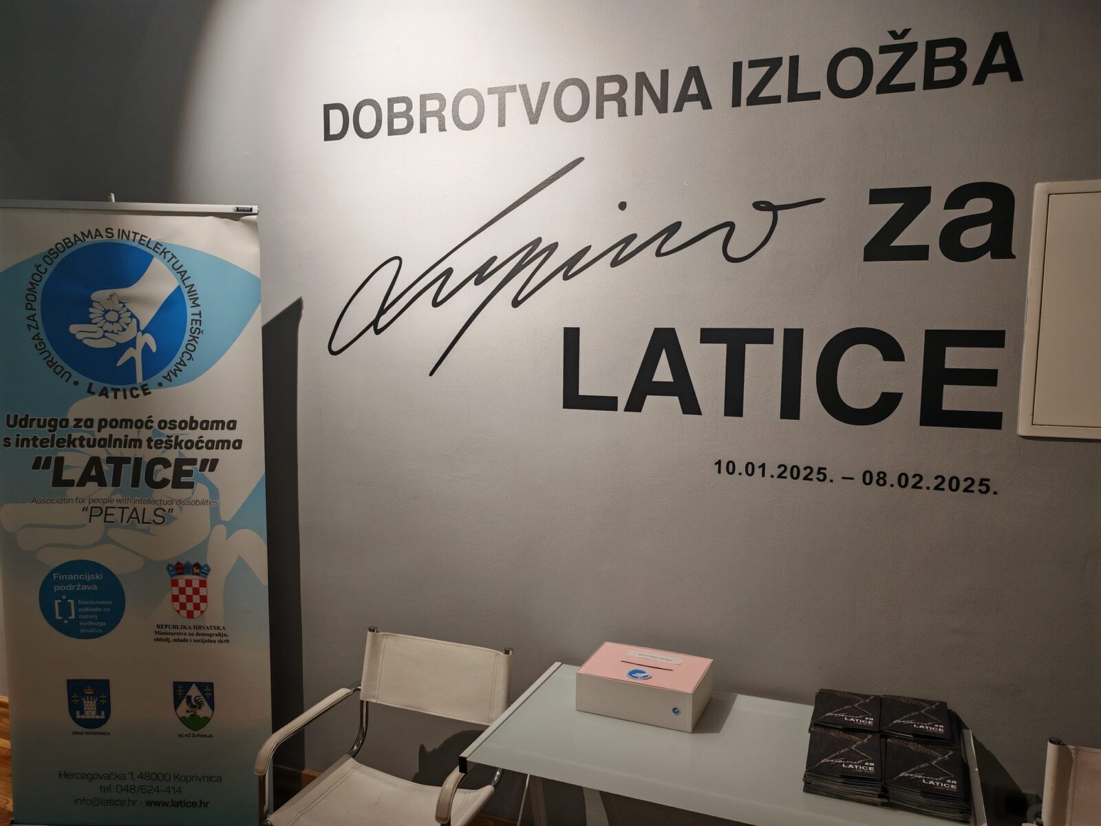 Dobrotvorna izlozba Lupino za Latice