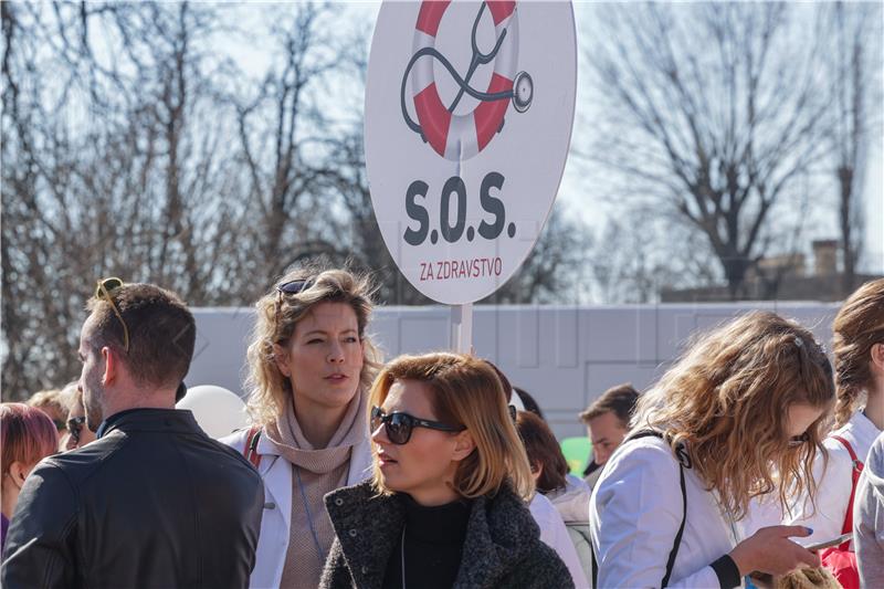Prosvjed Obiteljski lijecnici