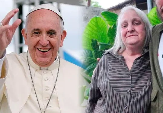 Maria Elena Bergoglio 76 jedina je zivuca sestra pokojnog pape Franje. Fotografija hna.de