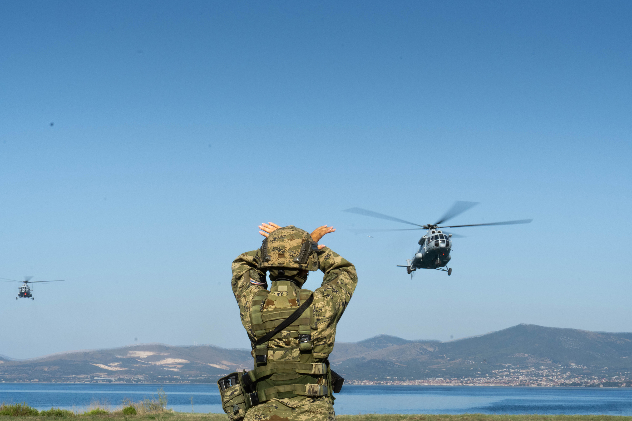 Vukovi amfibijko uvjezbavanje