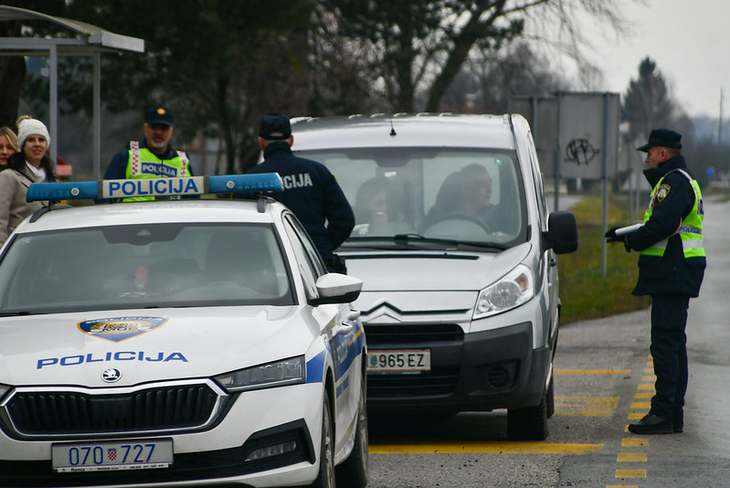 Policija u provedbi akcije Sigurnost u prometu Belisce