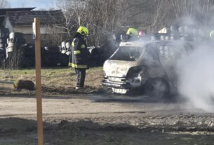Zapalio se automobil u Svetom Đurđu