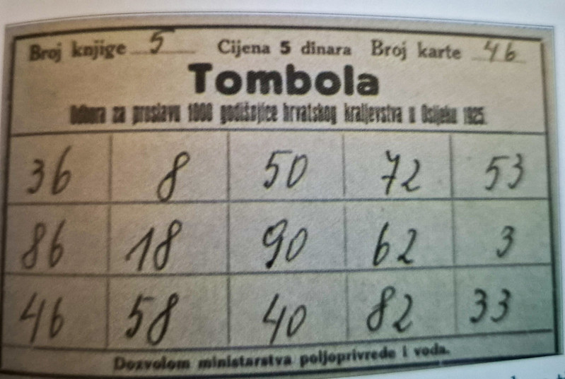 Tombola iz 1925 Tombola iz 1925