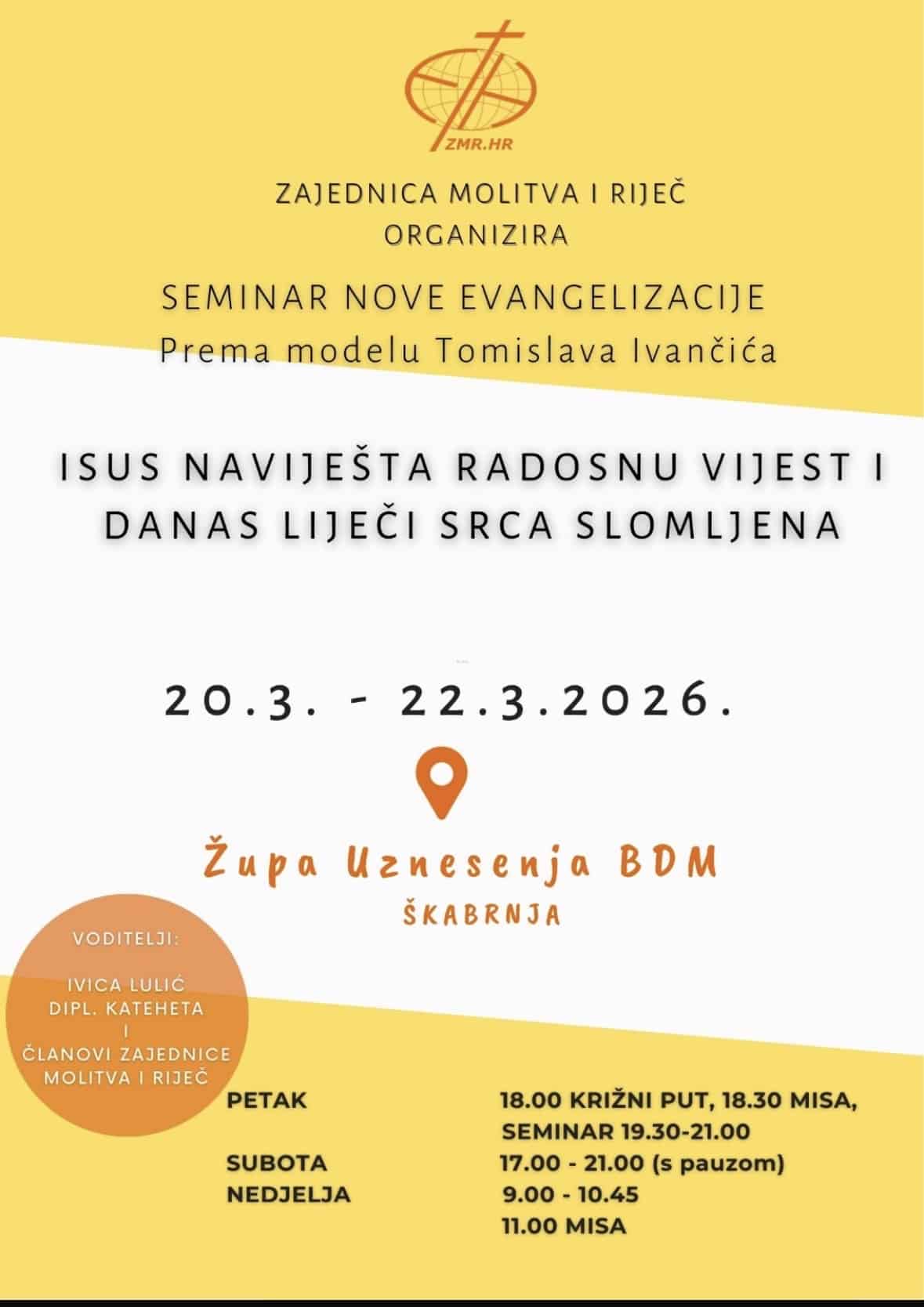 Škabrnja, duhovna obnova o modelu Tomislava Ivančića