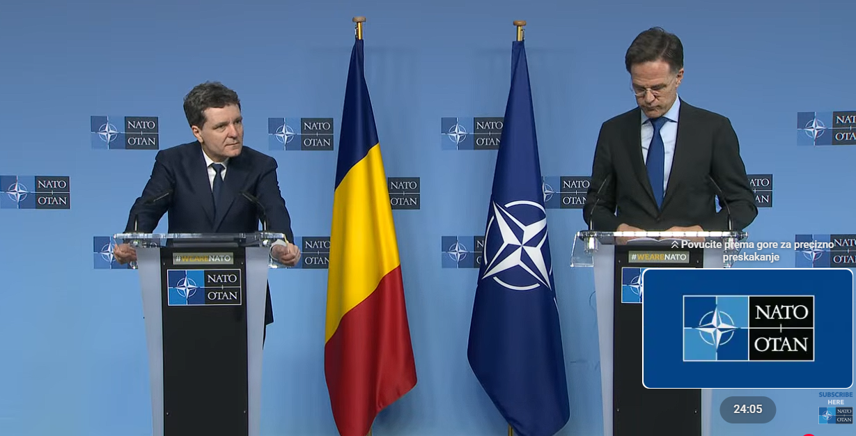 NATO_Glavni tajnik Mark Rutte i predsjednik Rumunjske Nicușor Dan
