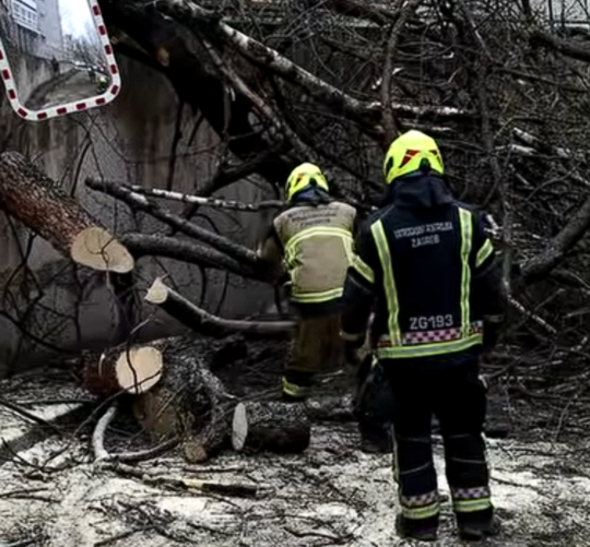 Olujno nevrijeme, Zagreb 2026