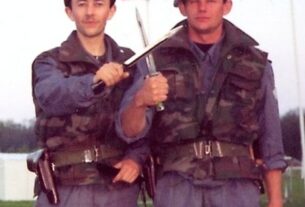 damir Markuš i Zdenko Bezuk travanj 1991 SJP Kutina