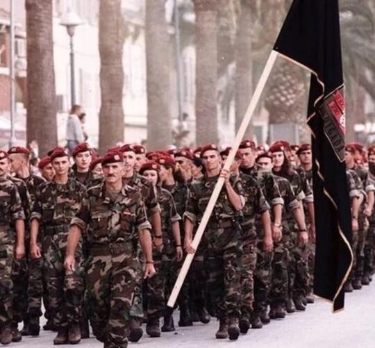 4.gardijska brigada Pauci _Mimohod Split