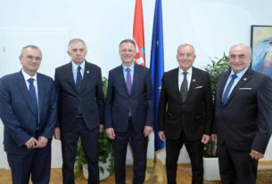 Jandroković sa izaslanstvom Hrvatskog generalskog zbora