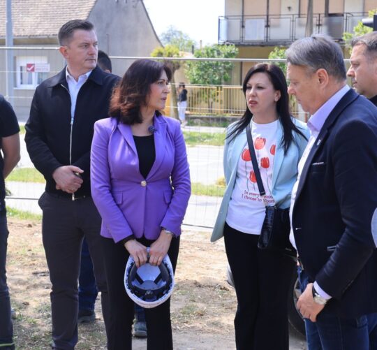 Obilazak gradilišta u OŠ Kukuljević u Belišću