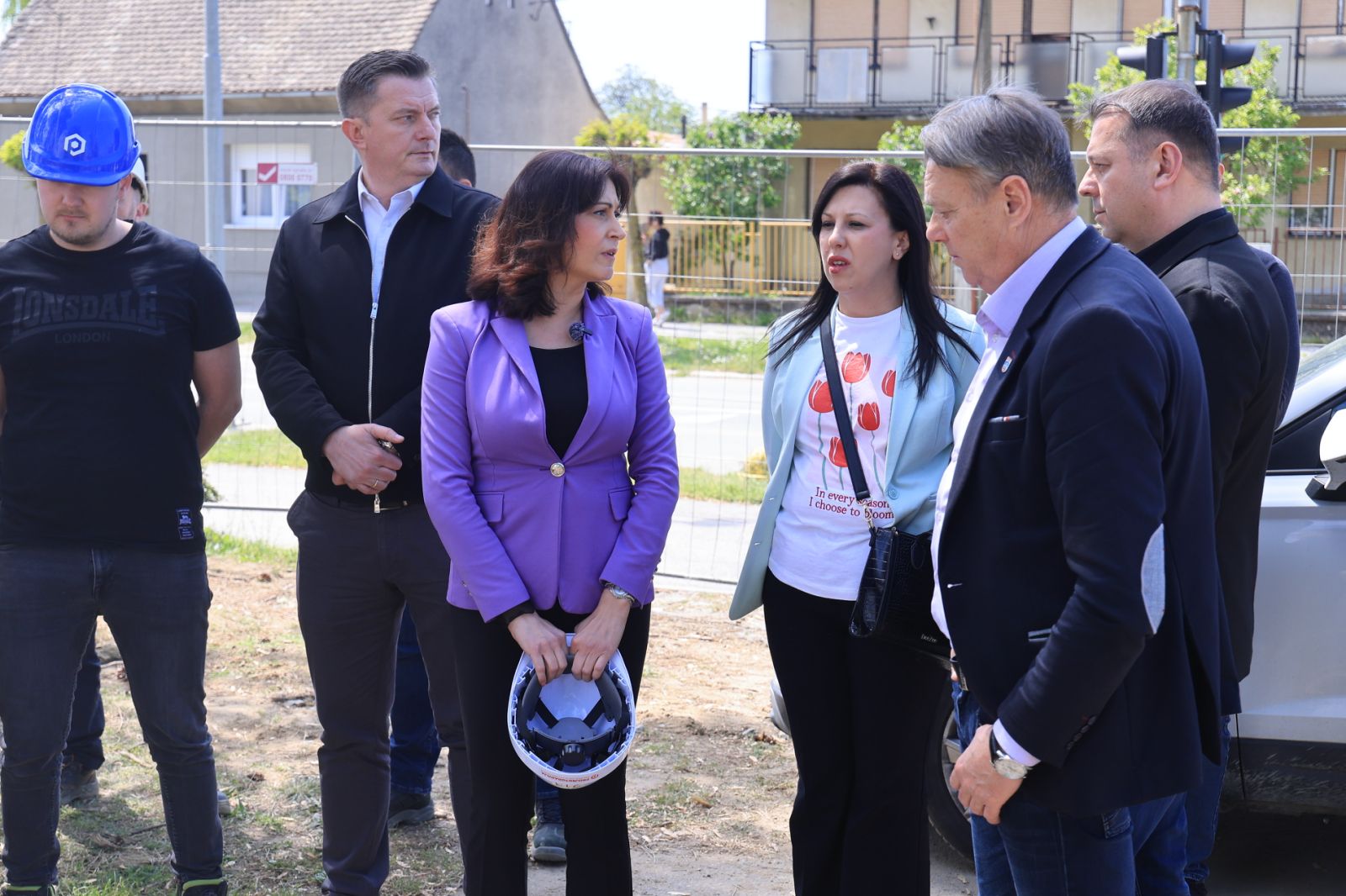 Obilazak gradilišta u OŠ Kukuljević u Belišću