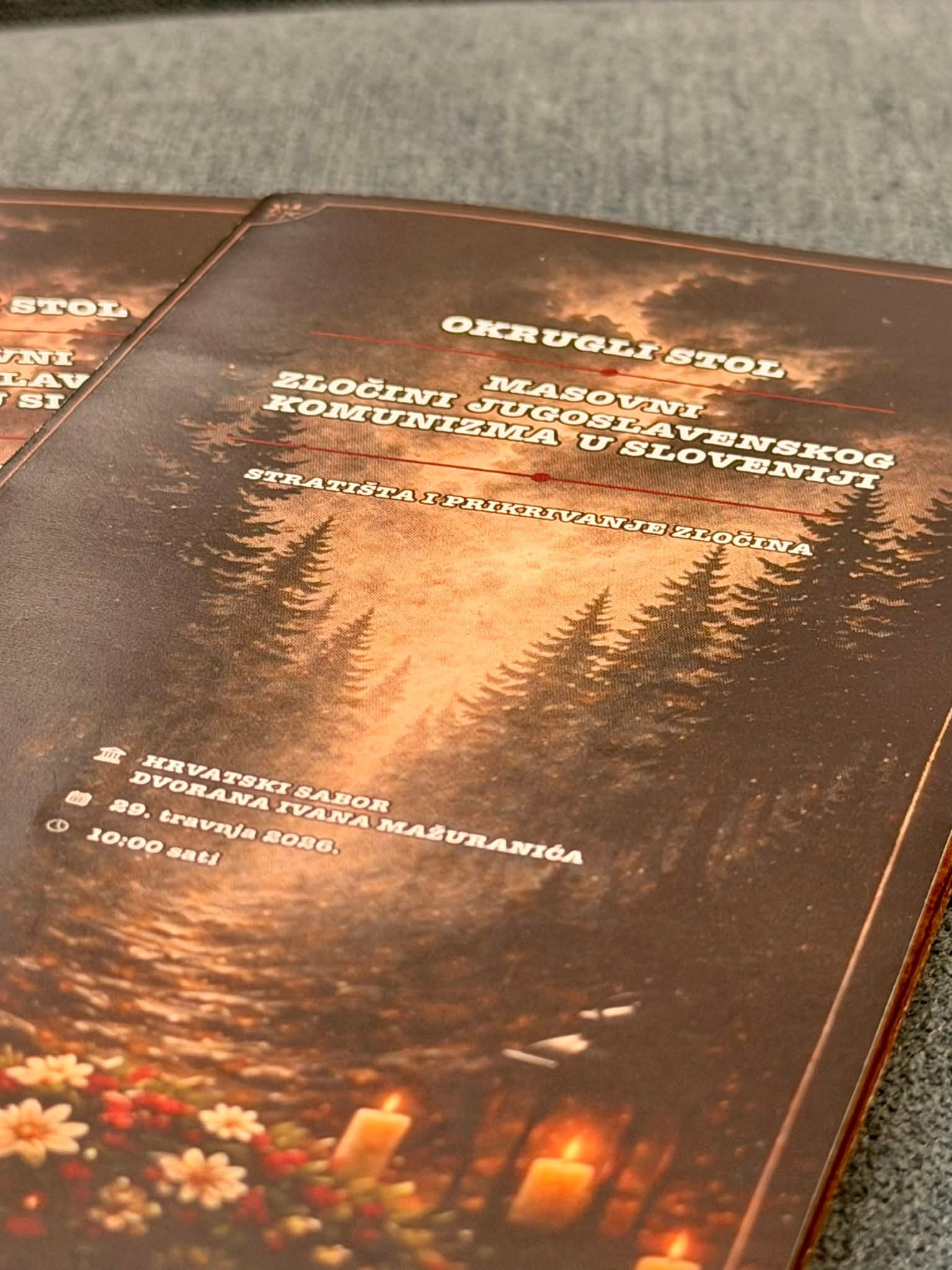 Okrugli stol _Masovni zločini jugoslavenskog komunizma u Sloveniji-stratišta i prikrivanje zločina _