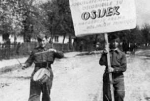 Osijek 1945, partizani Drugi svjetski rat