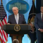 Predsjednik SAD-a Donald Trump na konferenciji za medije o spašenim pilotima