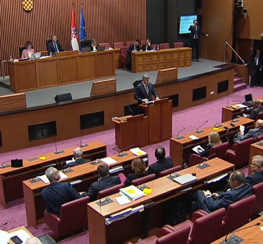 Premijer Andrej Plenković u Hrvatskom saboru
