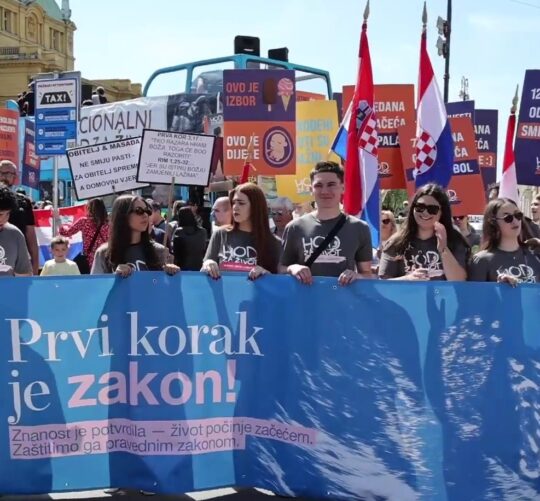 Hod za Život u Zagrebu