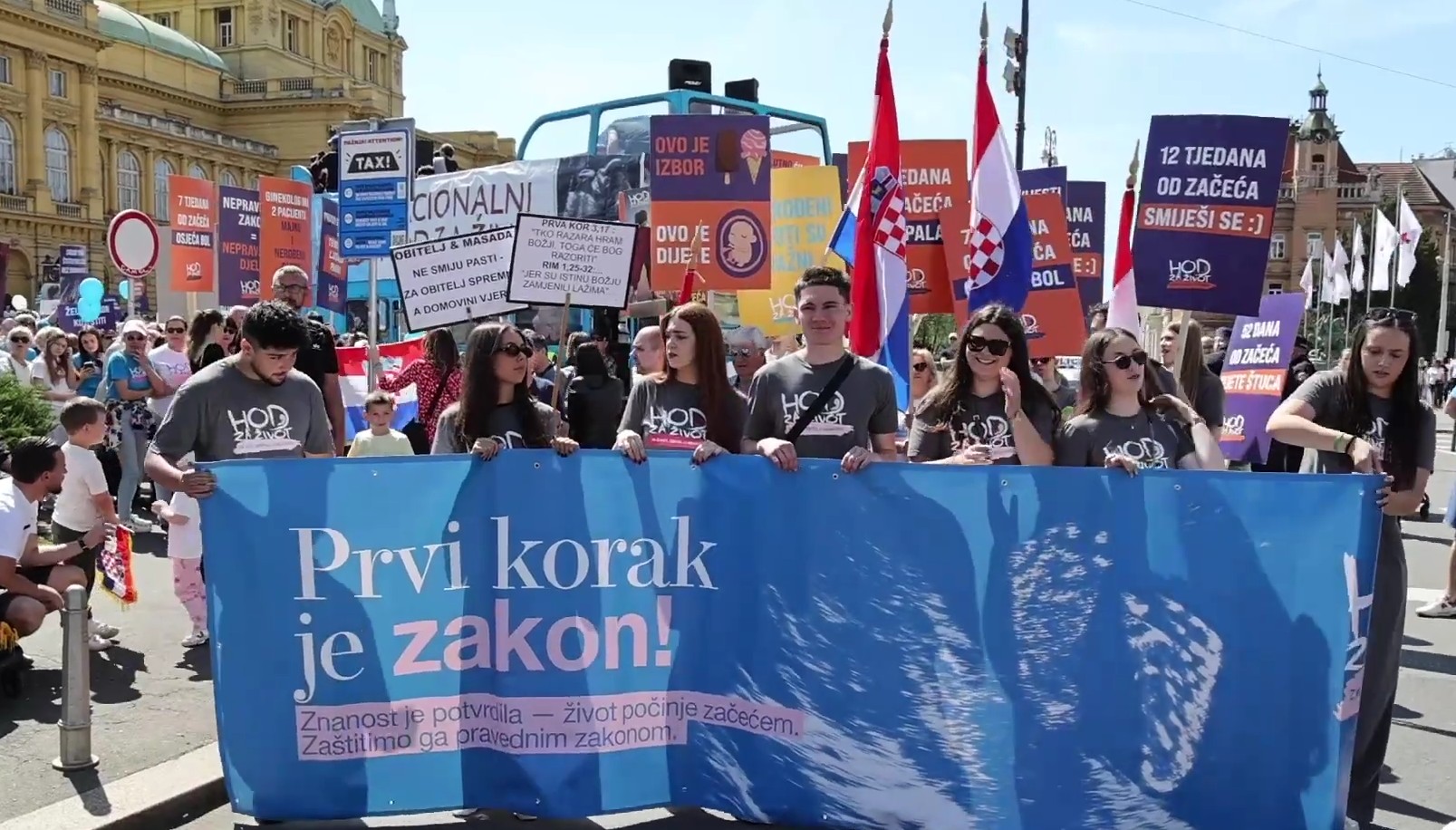 Hod za Život u Zagrebu