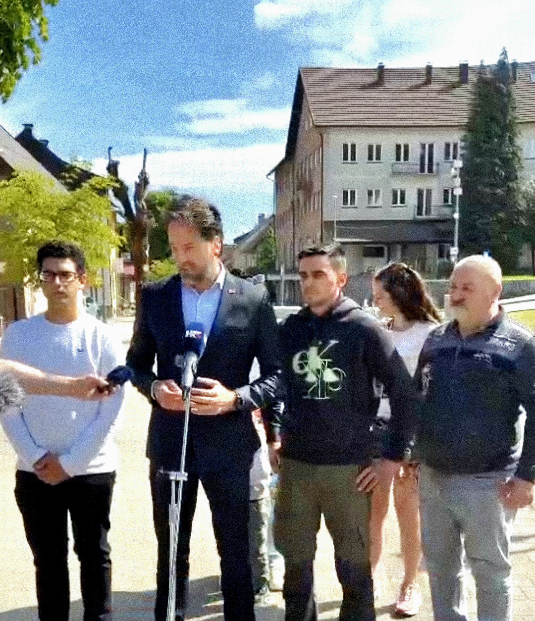 Marin Miletic Most na danasnjoj konferenciji za medije odrzanoj u srcu Delnica kamenolom