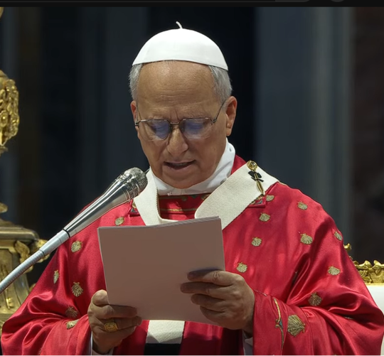 Papa Lav XIV na Pedesetnicu