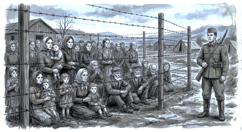 Partizanski logori i OZNA 1945. Sustav terora i represije
