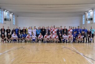 Gordan Jandroković na Revijalnom turniru hrvatskog zajedništva u Zagrebu.