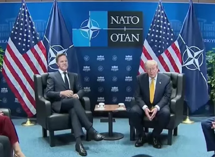 Mark Rutte i Donald Trump Mark Rutte i Donald Trump