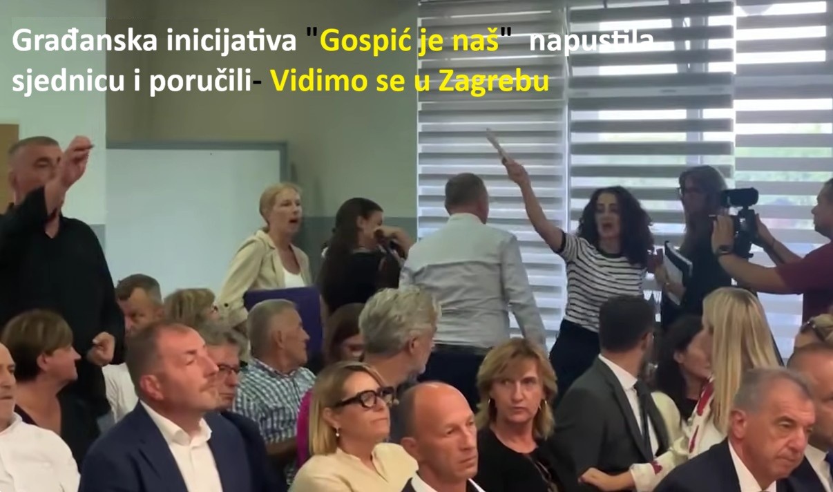 Gradanska inicijativa Gospic je nas napustila sjednicu i porucili Vidimo se u Zagrebu 1 otpad u Gospiću