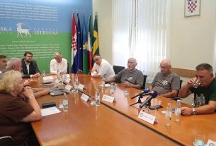 Mimohod branitelja u Puli