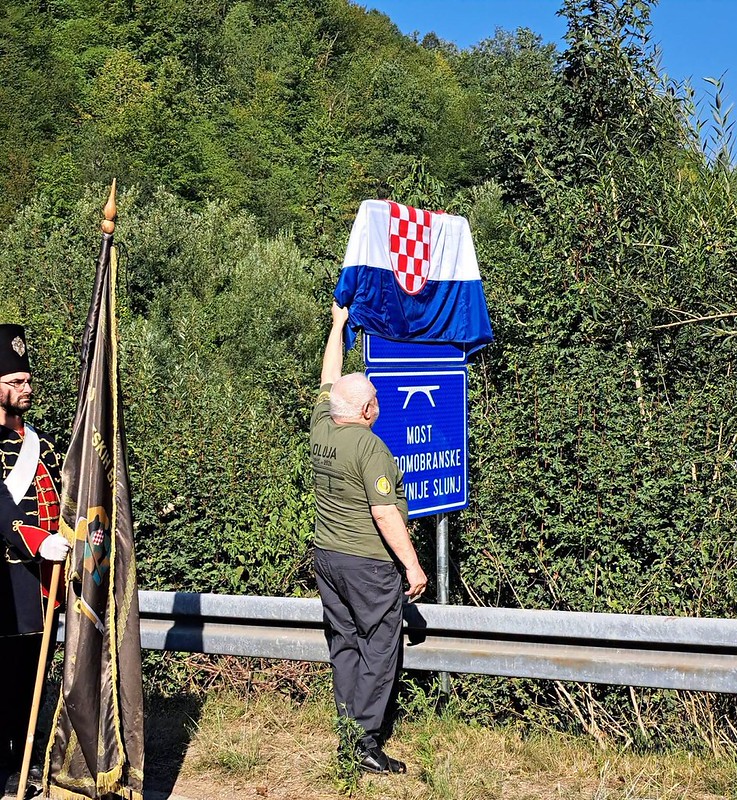 Preimenovanje mosta u 14. domobransku pukovniju Dan grada Slunja