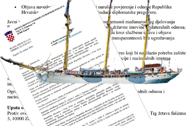 Spor oko skolskog broda Jadran Školski brod Jadran