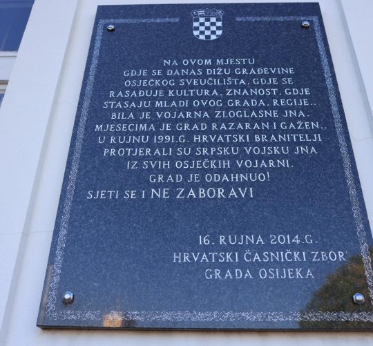 oslobođenje osječkih vojarni