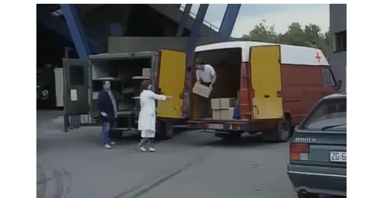 Konvoj ranjenika iz Vukovara